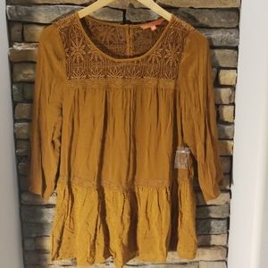 Modcloth 3/4 sleeve blouse size small